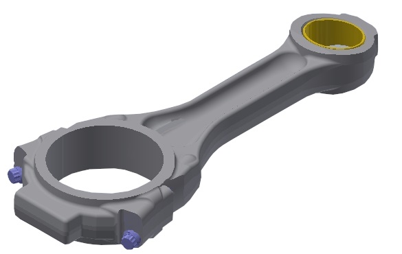 Large Non-Coplanar Connecting Rod