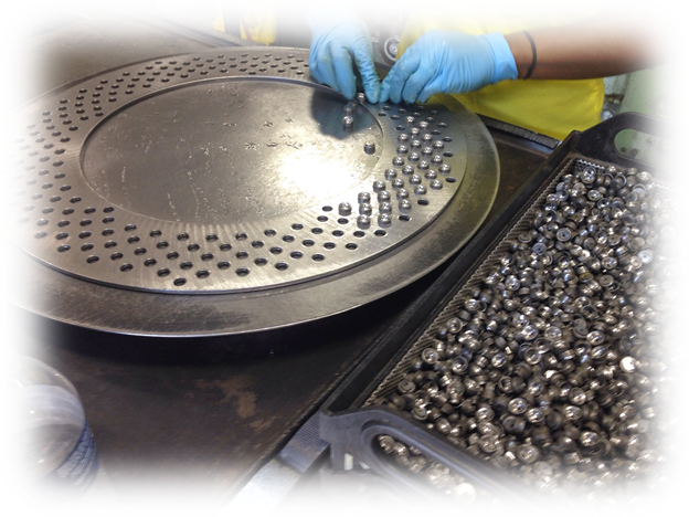 Dedicated Operator Hand Loading Blanchard Grinder