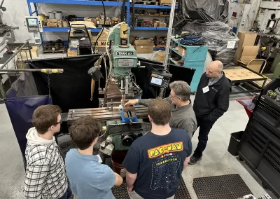 Students Touring C&B Machinery