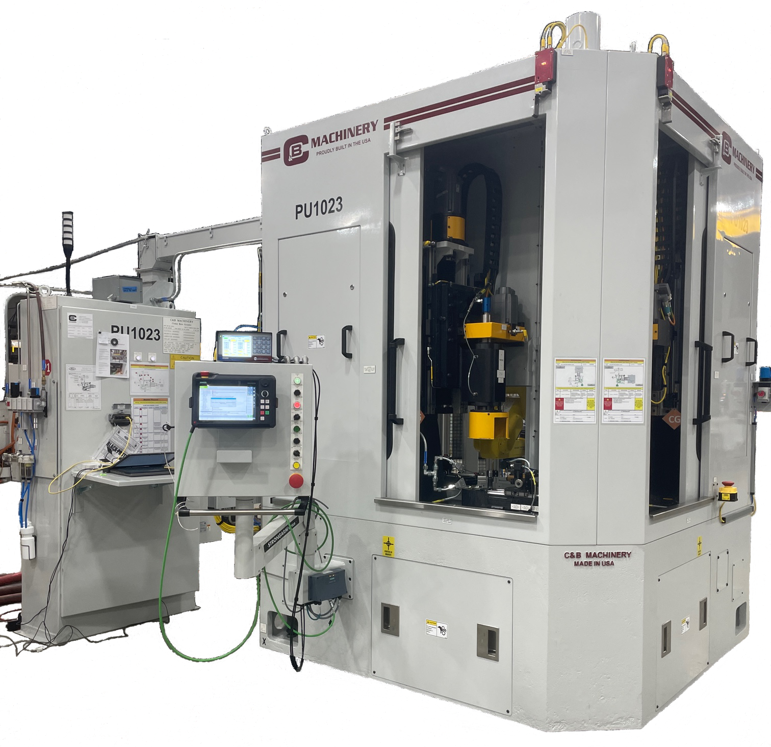 C&B Machinery Clamp Bore Face Grinder with Panel